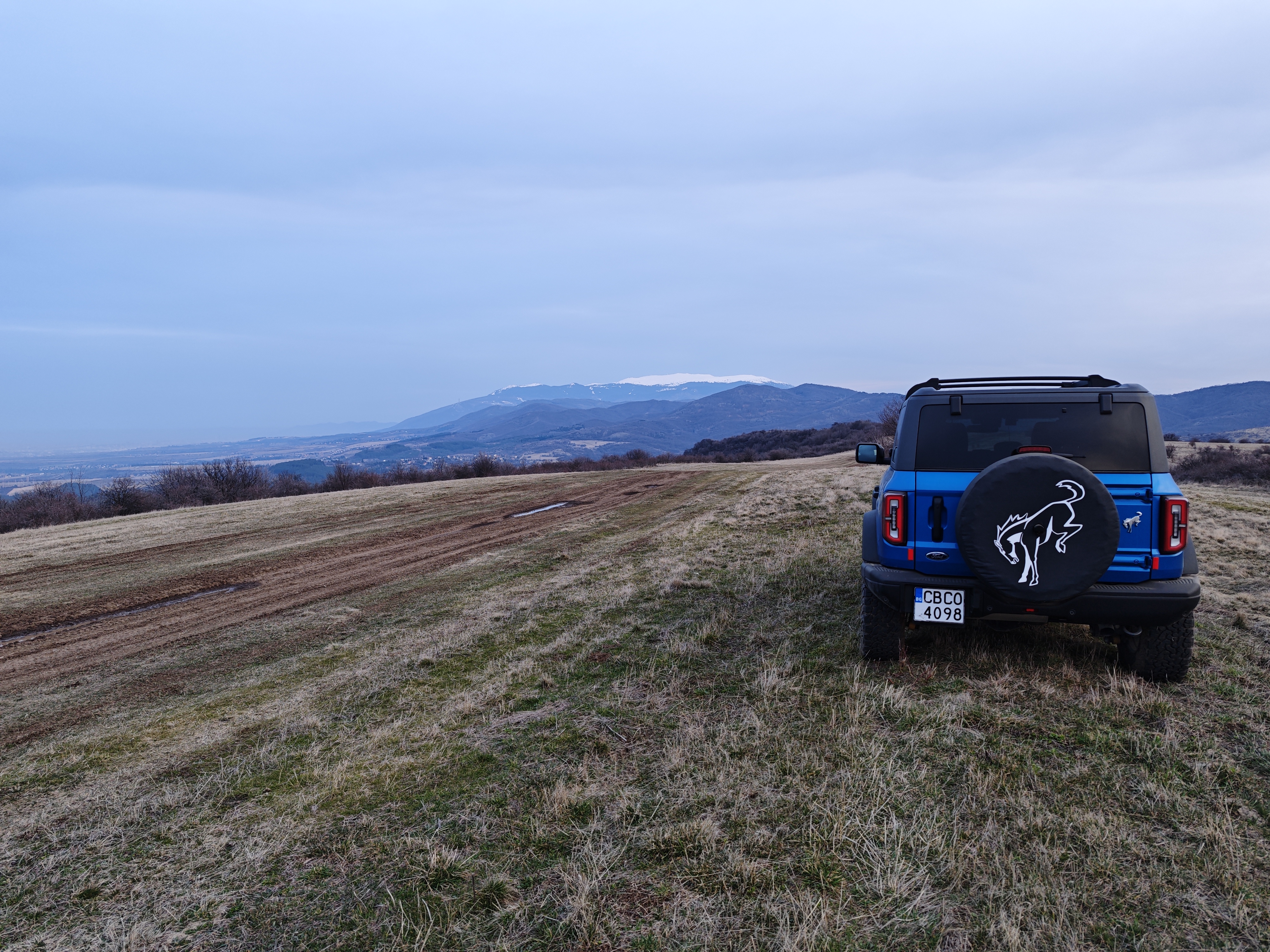 Mountain Vitosha at the bottom