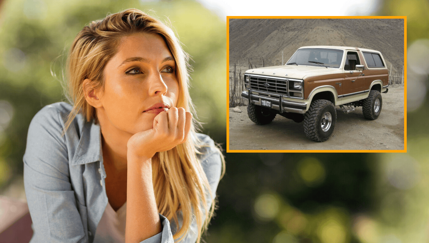 Image for article: Women Say Most Attractive Quality In A Man Is Owning A 1980 Ford Bronco
