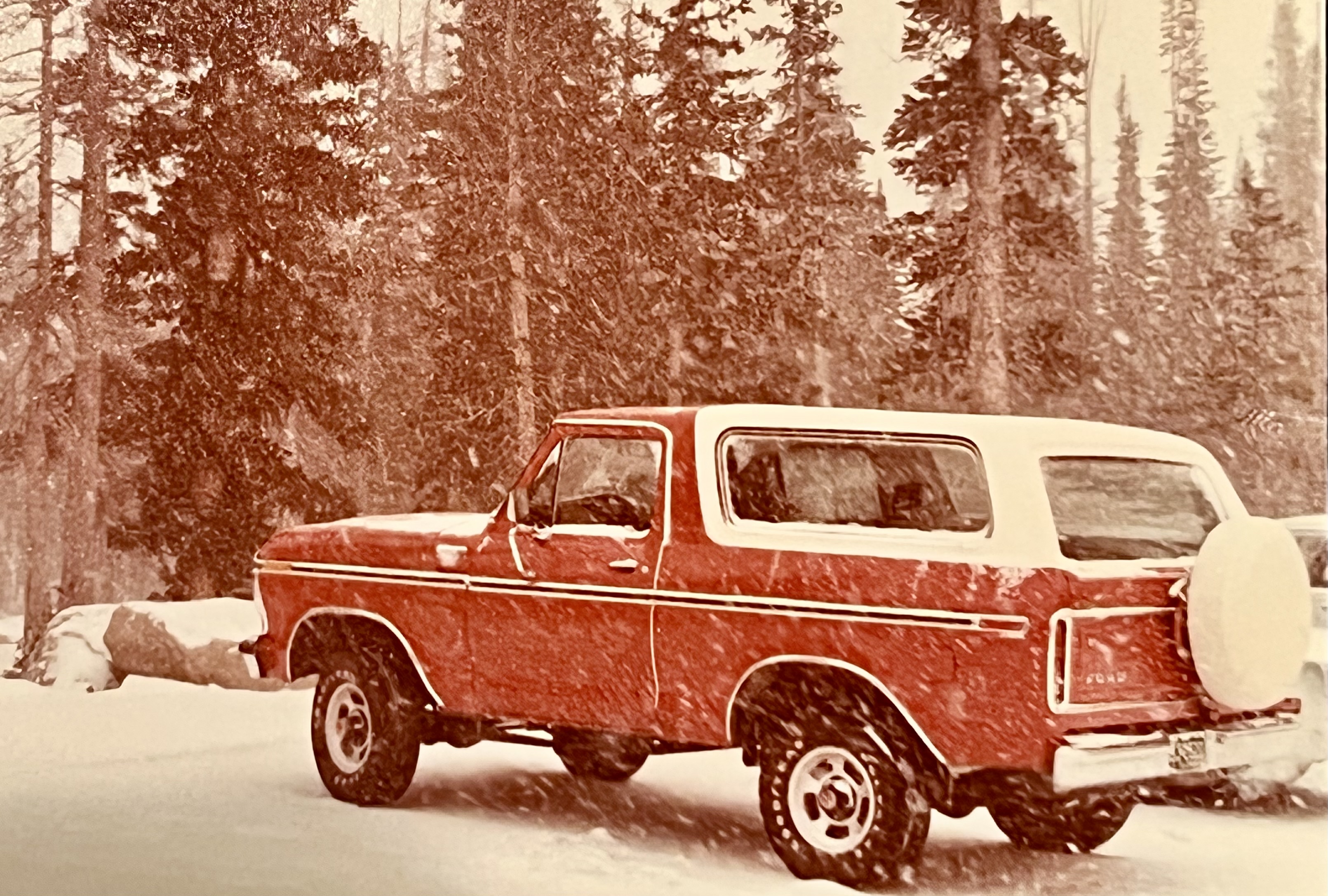 Bronco 2nd Gen 1978 Model at Colorado Winter Trailhead.jpg