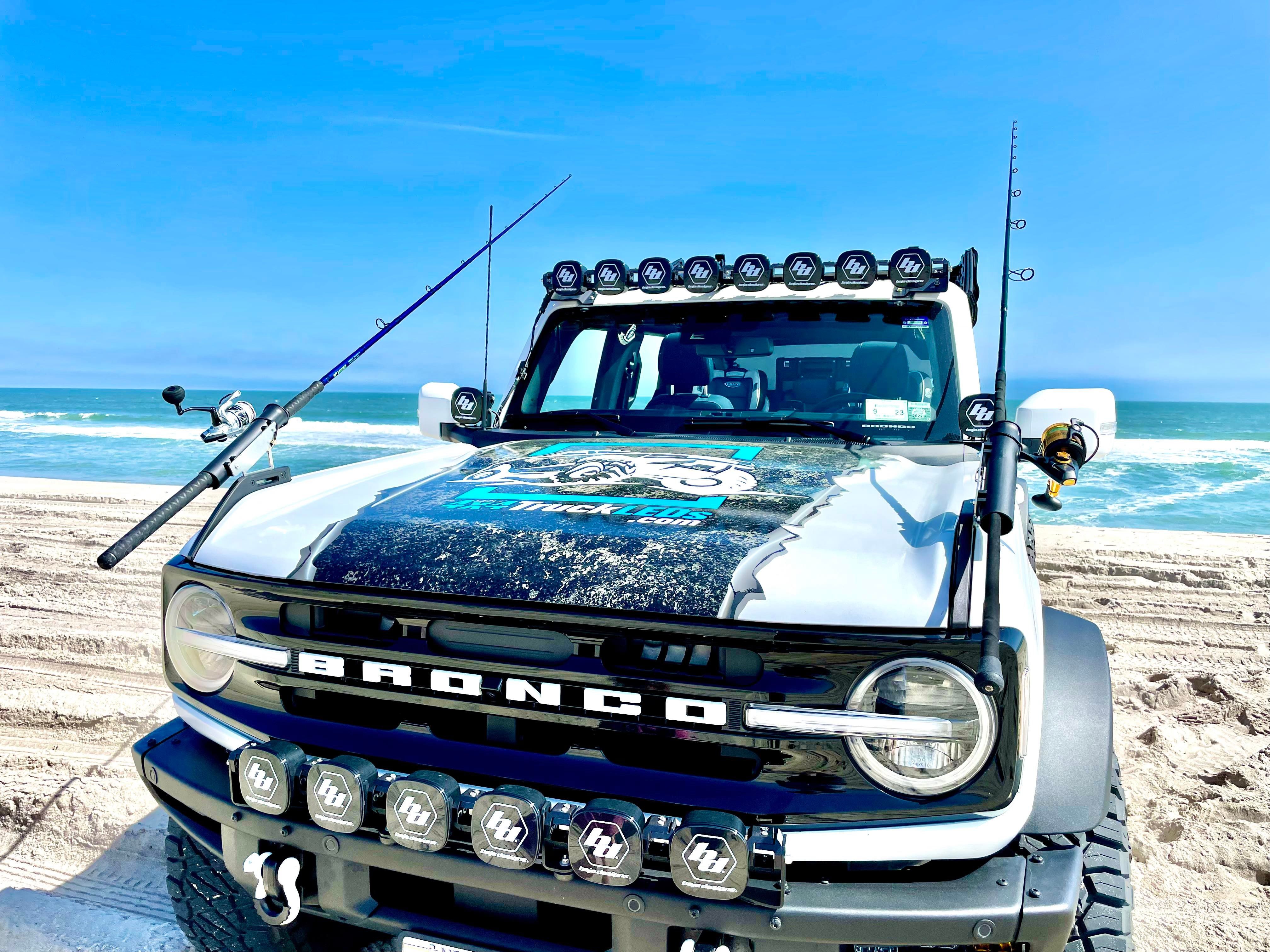 Fishing Rod Holder Solution from KR Off-Road - Bronco Nation