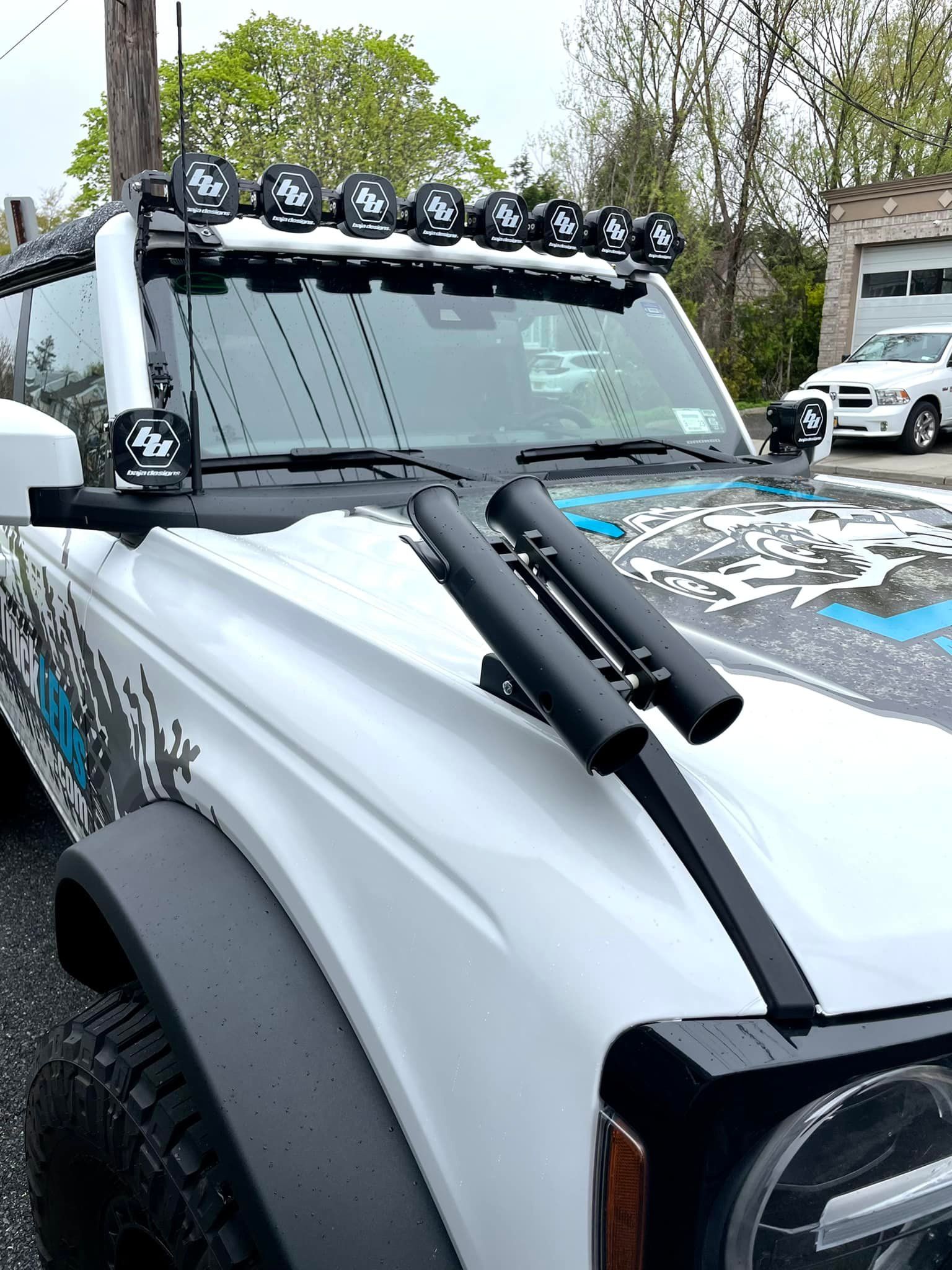 Fishing Rod Holder Solution from KR Off-Road - Bronco Nation