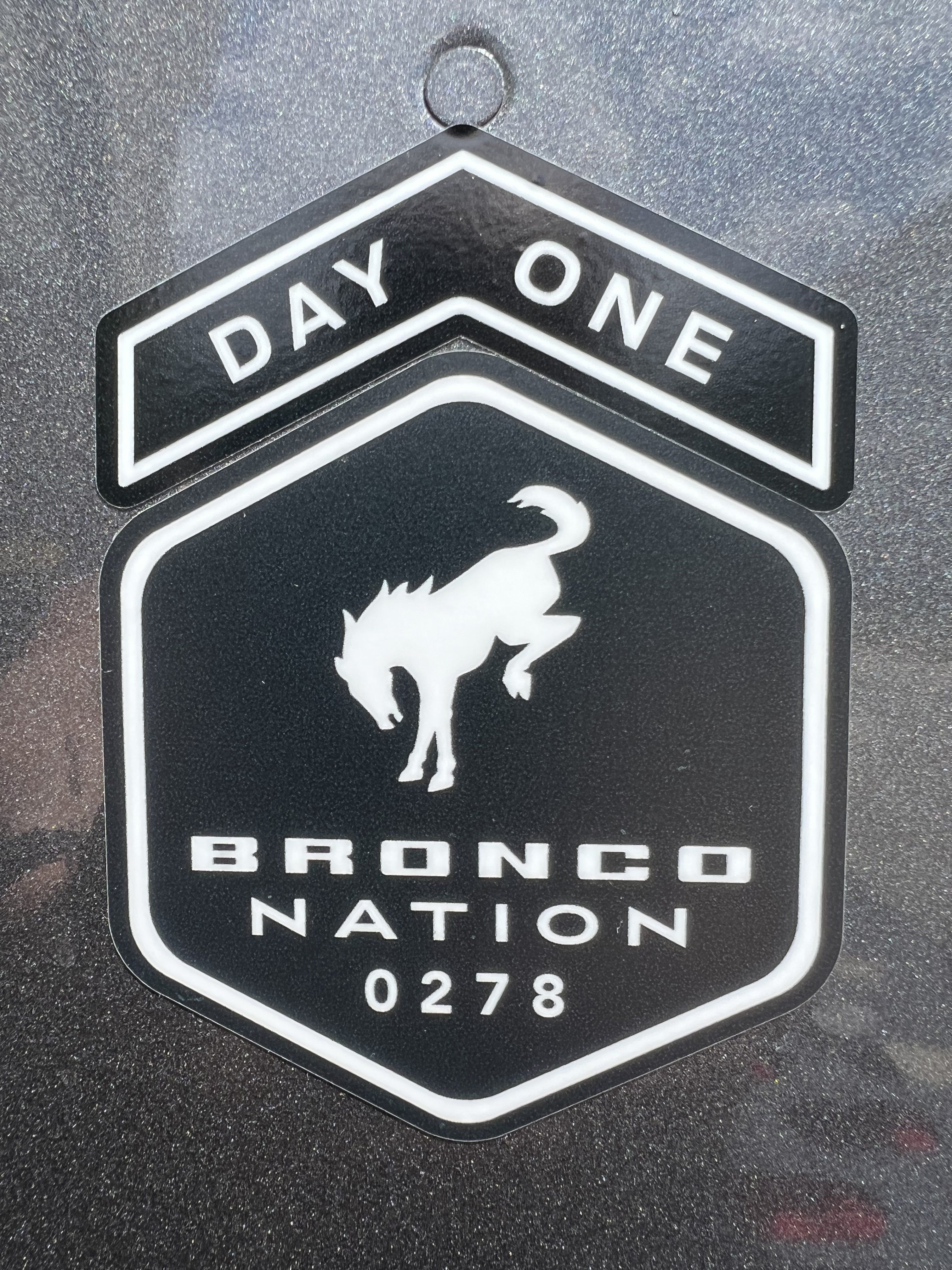Day One Sticker - Bronco Nation