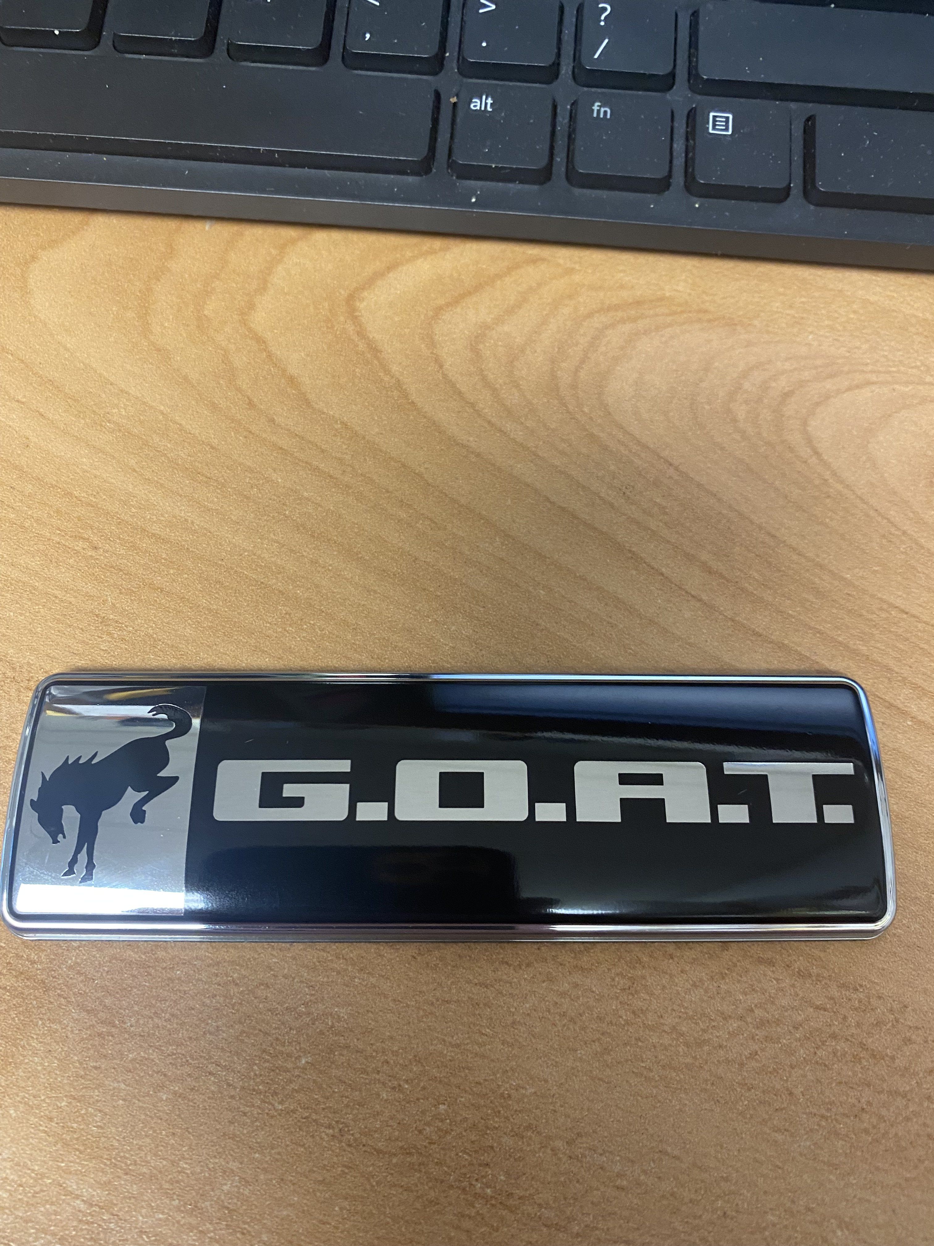 WHERE DID YOU PUT YOUR G.O.A.T. EMBLEM? Bronco Nation