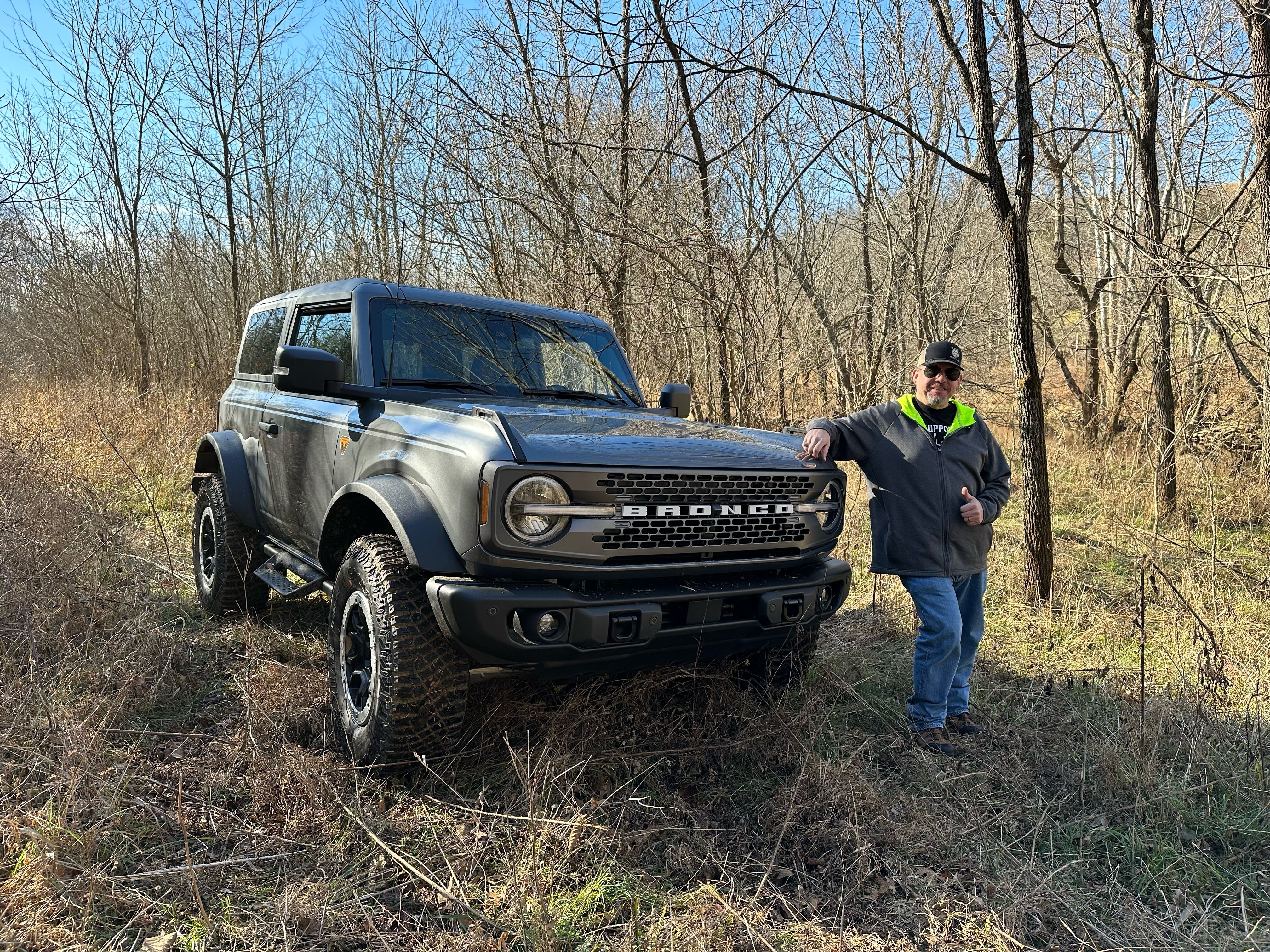 Bronco & Me in Woods.jpeg