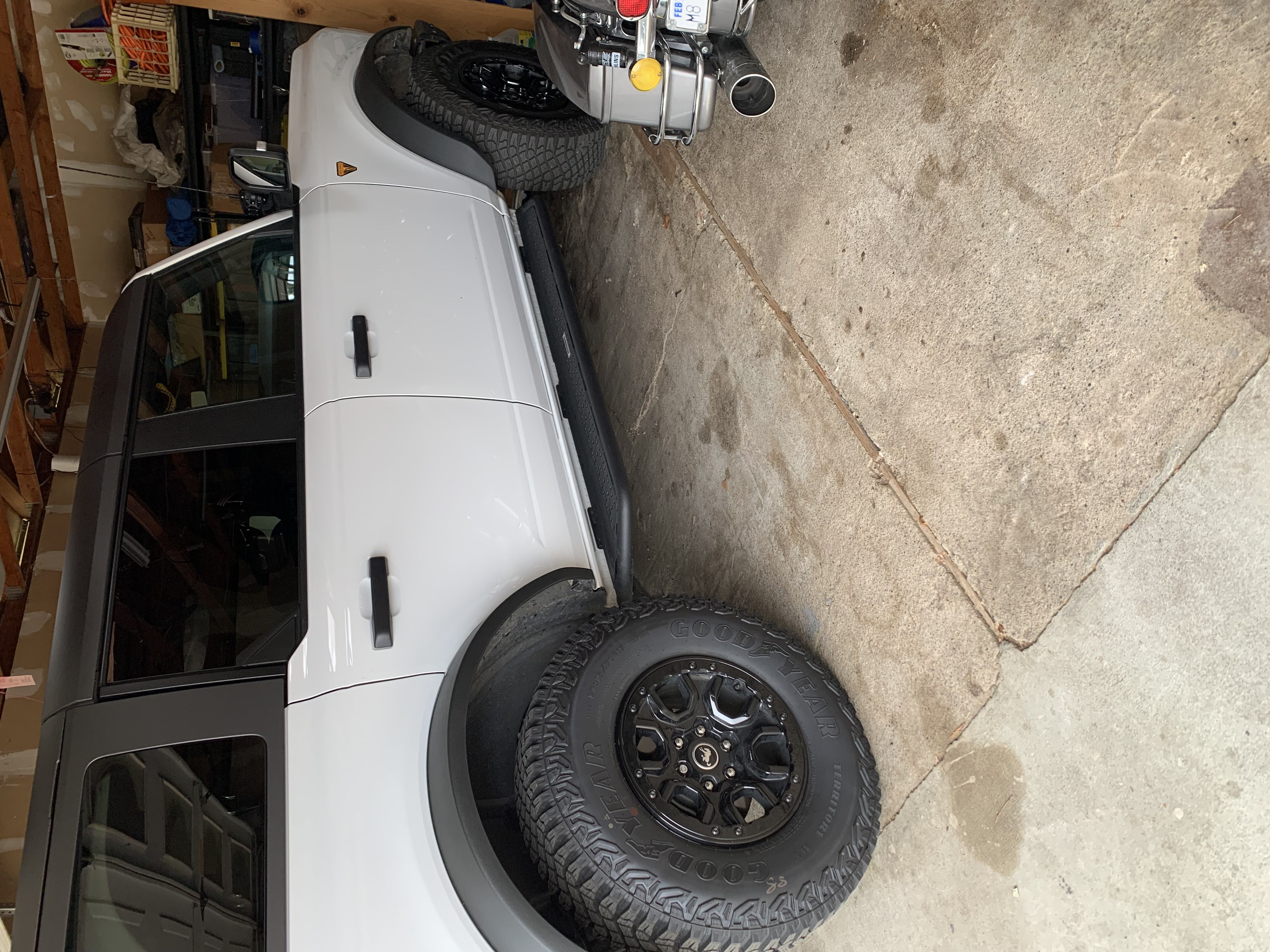 Full Length Steps vs. Mud Flaps Bronco Nation