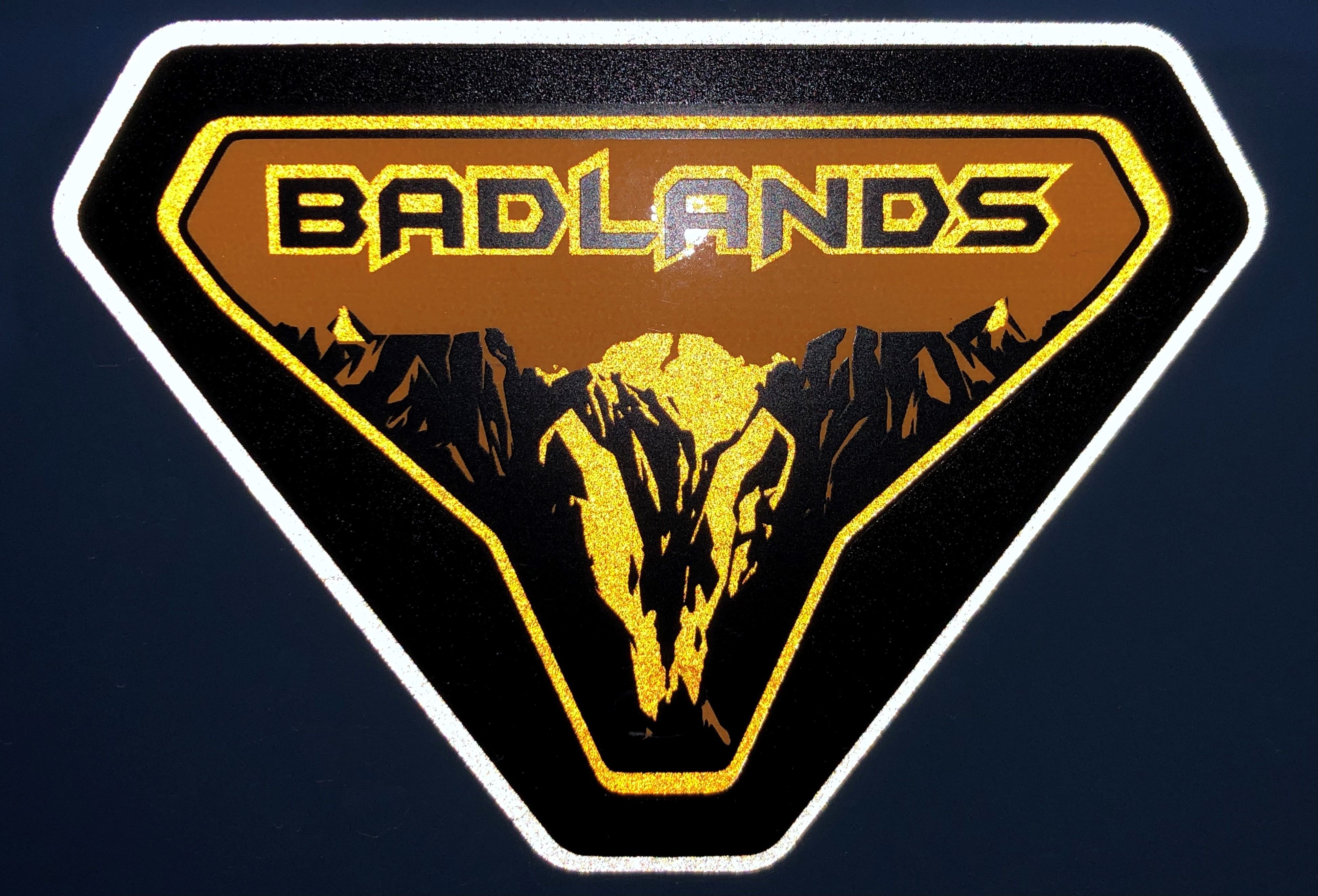 Badlands Trim Badge - Bronco Nation