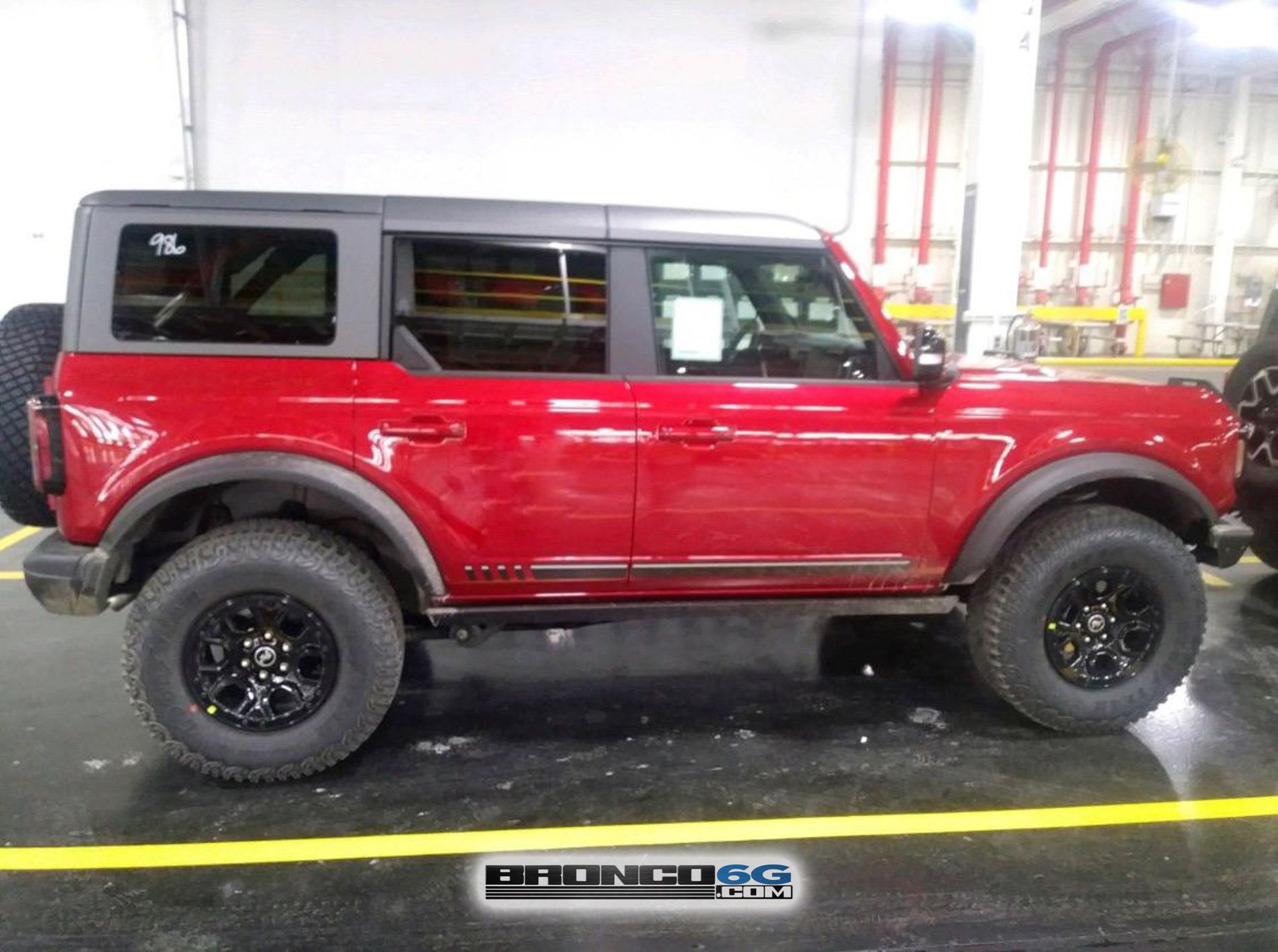 2021 Bronco Sound Deadening Headliner Rapid Red First Edition + MIC 3.jpg