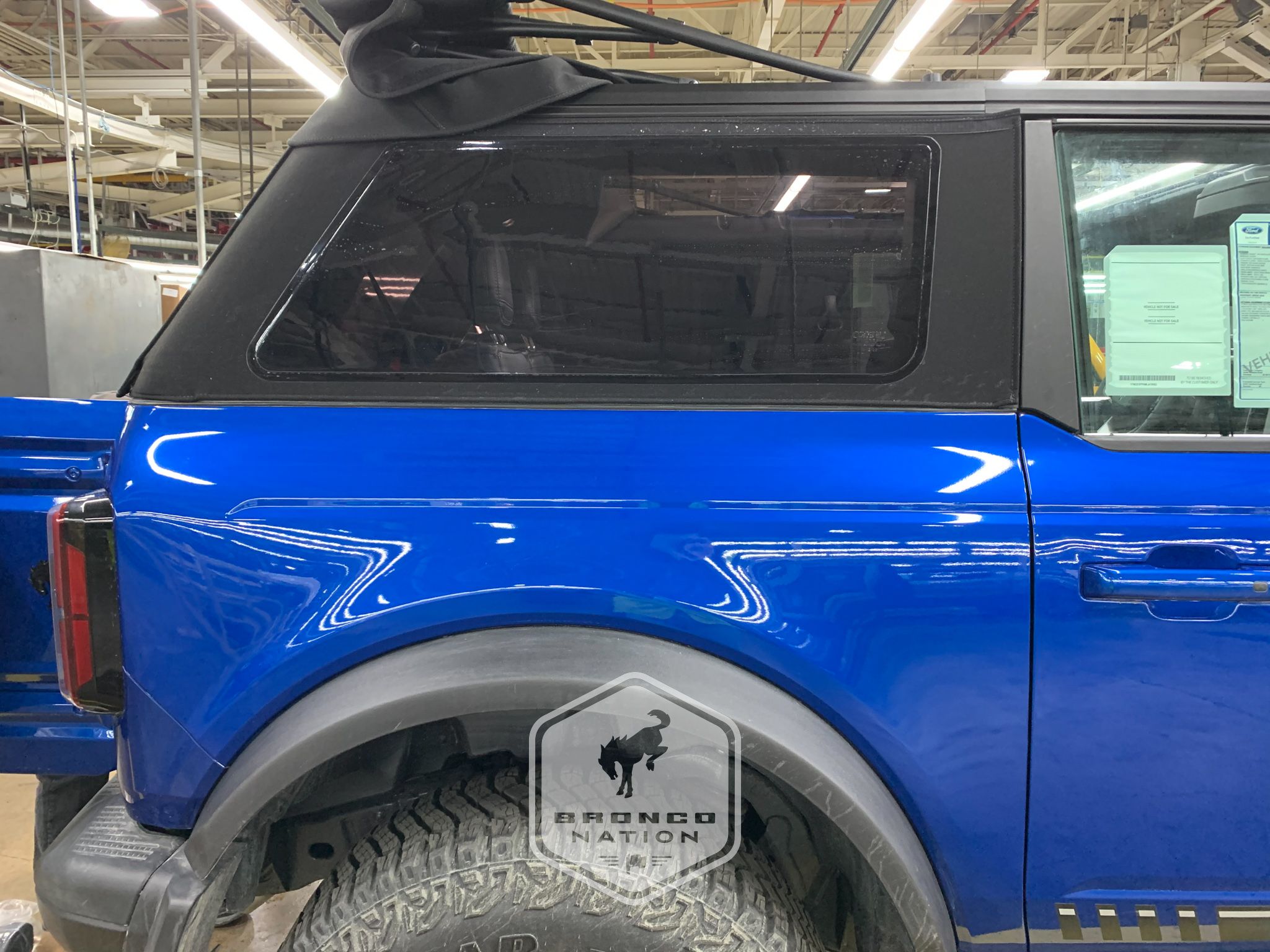 Bestop 2Door Twill Soft Top on a First Edition in Lightning Blue