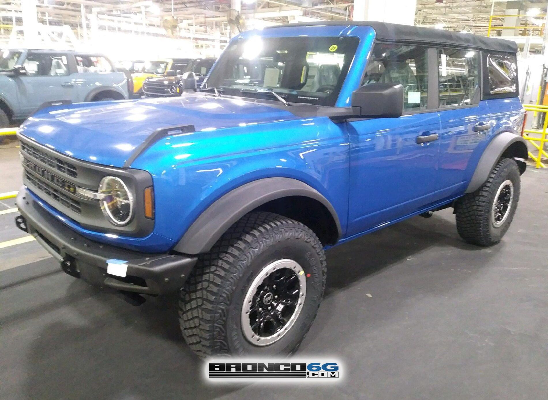 Velocity Blue and Lightning Blue Factory Pics Bronco Nation