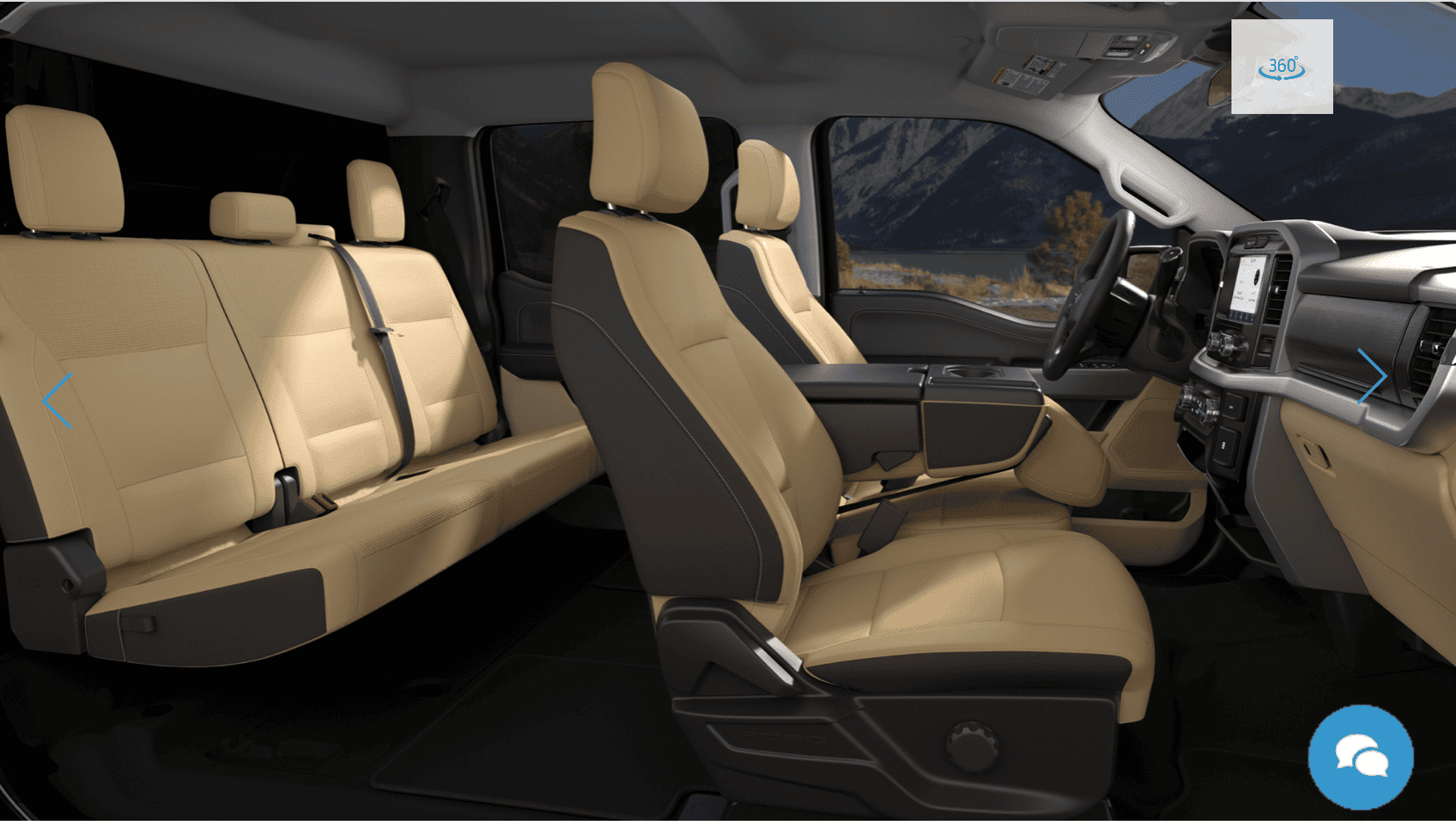 Baja Interior on 2022 Super Duty Lariat Bronco Nation