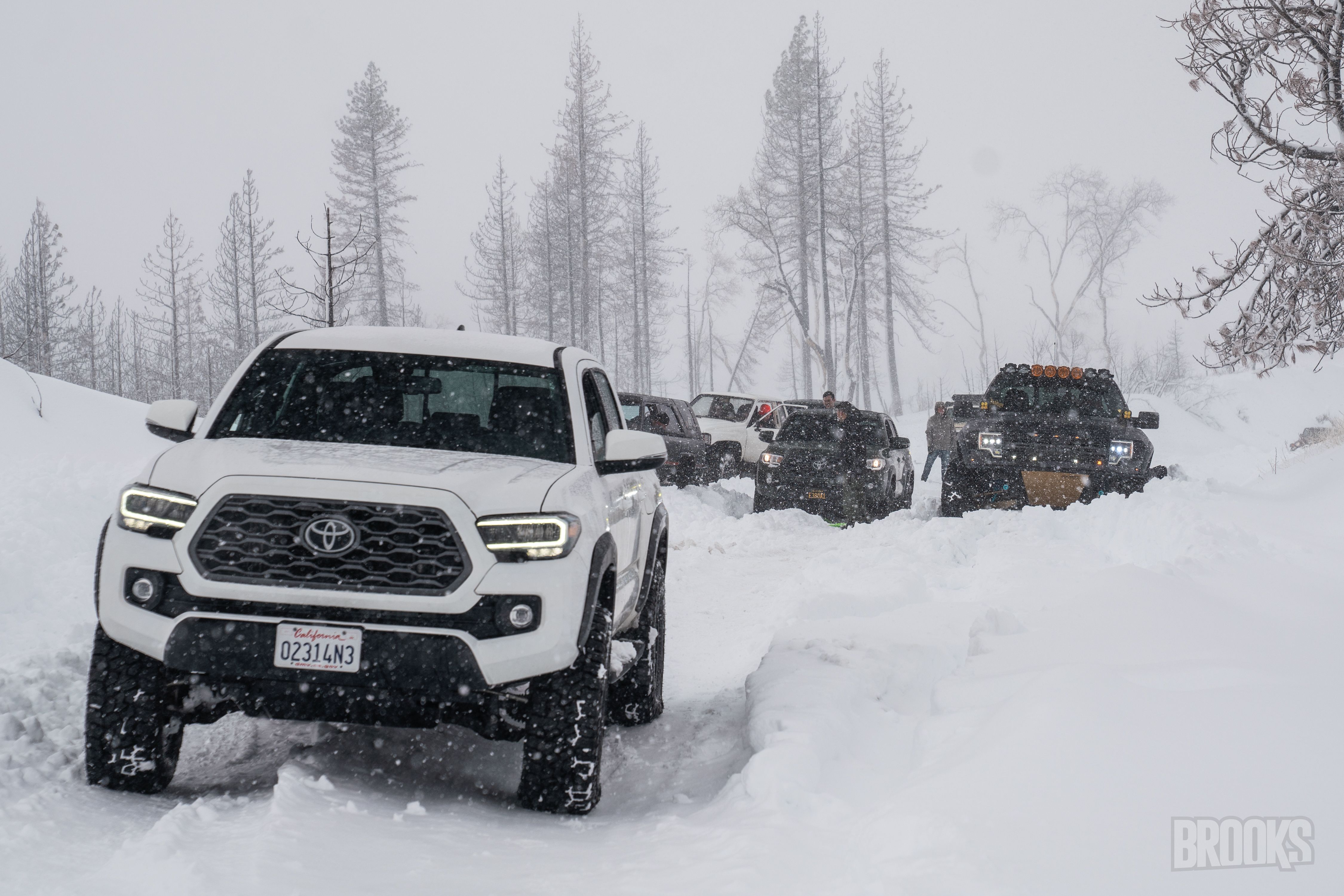 Fun Drive Up To The Snow, Along With A Gorgeous Classic Bronco 