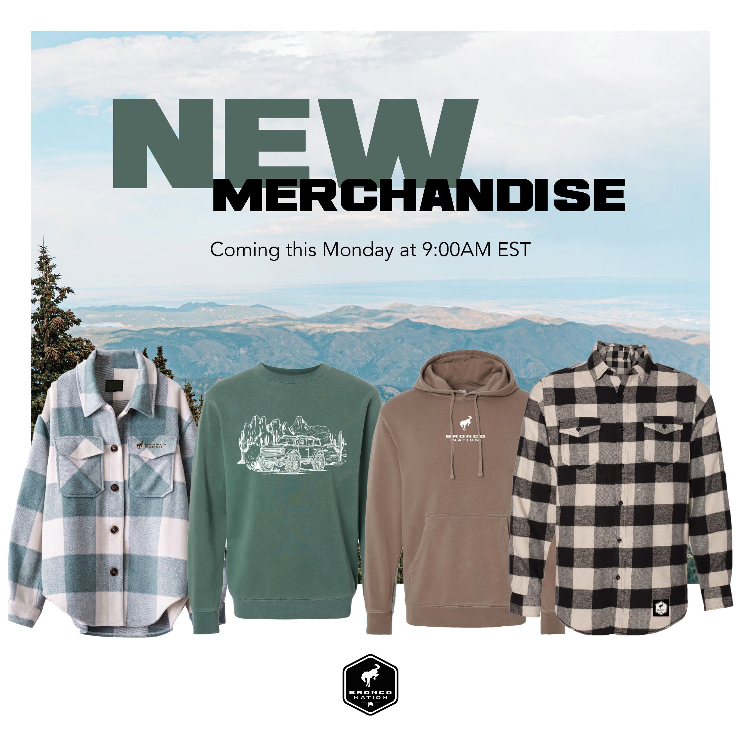 🔔 New Merch Monday Its Flannel Nation Time 🔔 Bronco Nation 